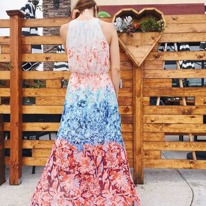 H&M Floral Sleeveless Maxi Dress - Multicolor